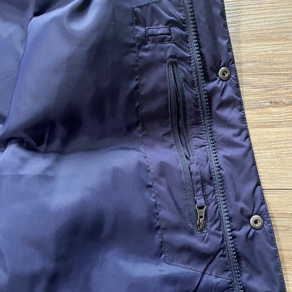 L.L. Bean Men's Mountain Insulated Down Quilted Puffer Vest Navy XL hmmm mm - Picture 10 of 11